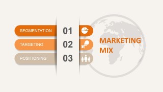 STP Marketing Mix Power Point Model with Globe