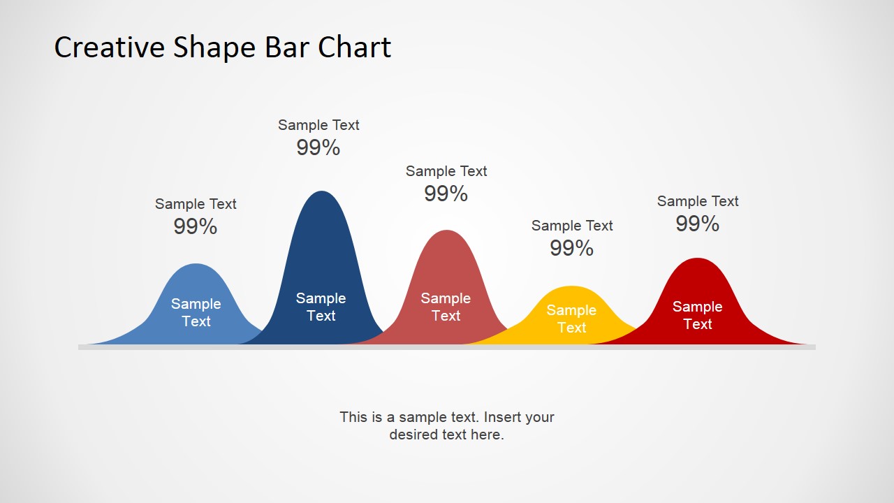 Powerpoint Template Curved Lines For Chart Presentation Slidemodel 5322