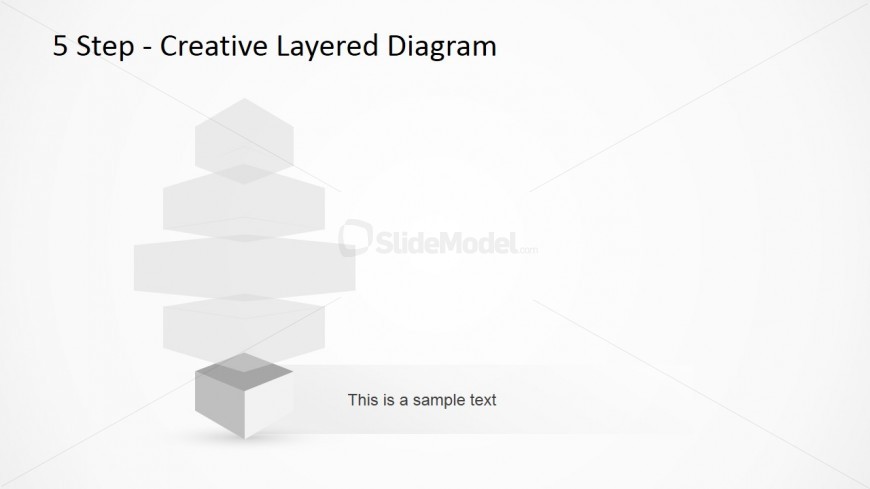 Vertical Layered Diagram Design for PowerPoint 5