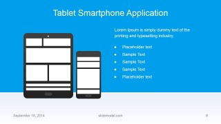 Flat Business Tablet Smartphone Slide Design