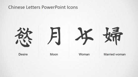 Chinese Symbol List Presentation Slide