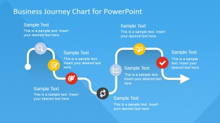 Flat Business Journey Chart Text Placeholder