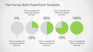 Harvey Ball Pie Chart Graphics for PowerPoint