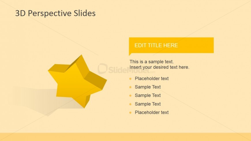 3D Star Icons for PowerPoint