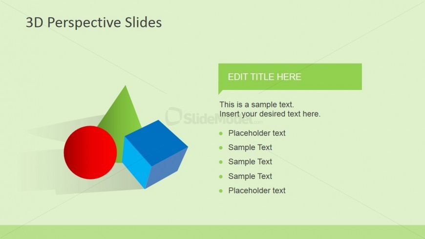 Colorful 3D Shapes for PowerPoint - SlideModel