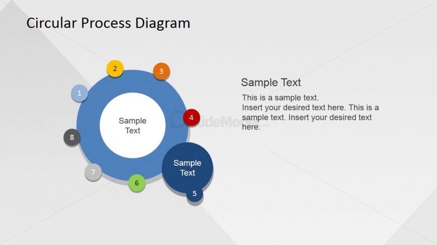 Multi Colored Circle PowerPoint Slide - SlideModel