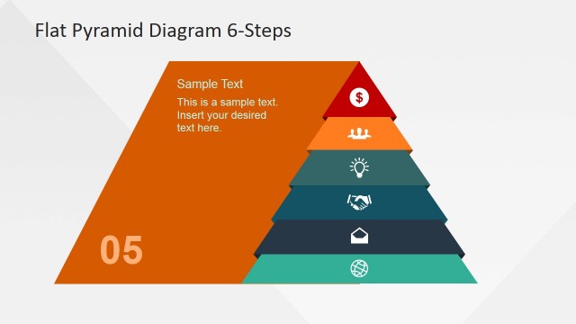 Pyramid Fifth Step Description PowerPoint Slide