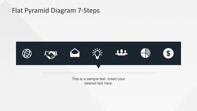 7 Step Infographic Icons Slide