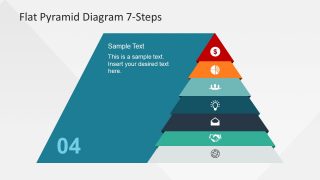 Hierarchy Structure of Pyramid Diagram Slide