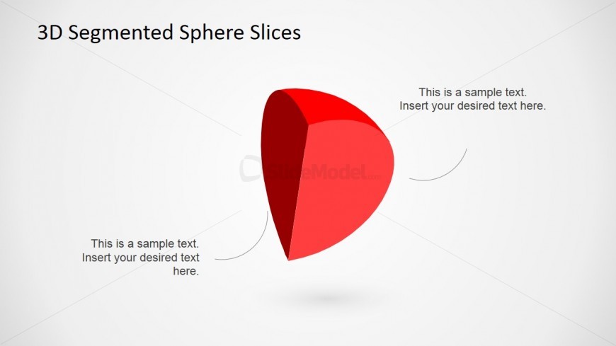 PowerPoint 3D Shapes Quarter Progress