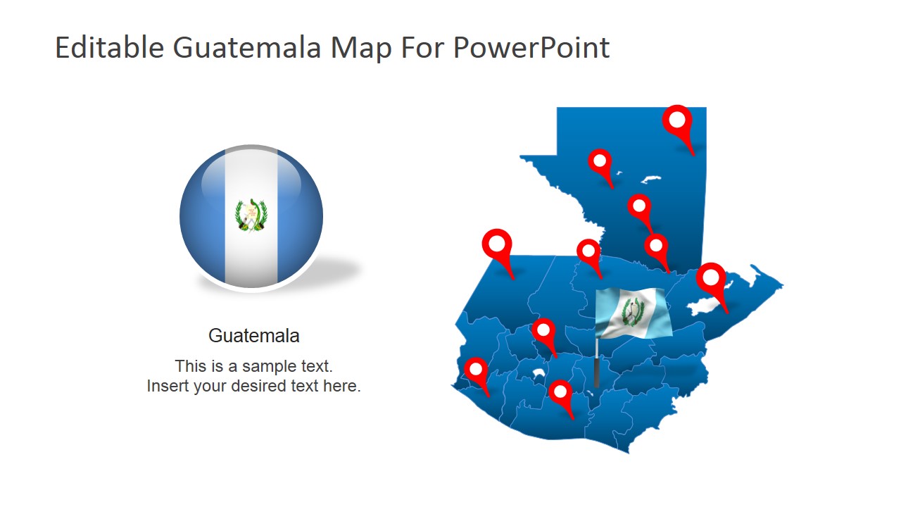 Guatemala Tourist Spots PowerPoint Template  