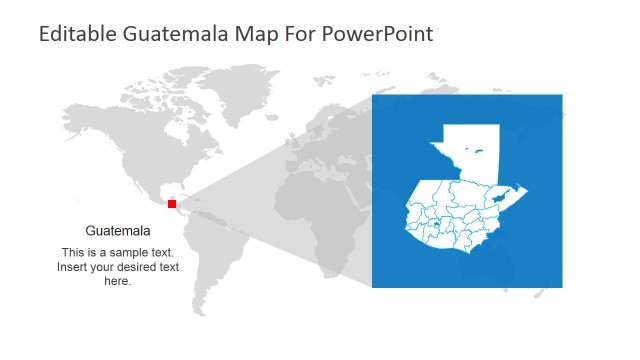 World Map and Guatemala PowerPoint Template