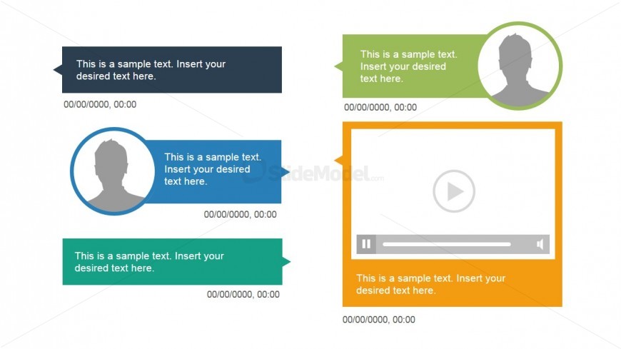 Timeline Presentation Template Slide