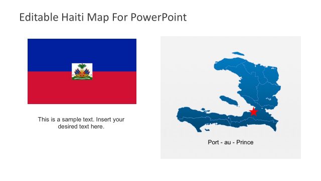Haiti Flags and Maps PowerPoint Templates