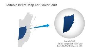 PowerPoint Belize Map Design