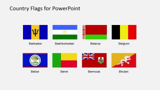 Clipart for Country Flag PowerPoint Template
