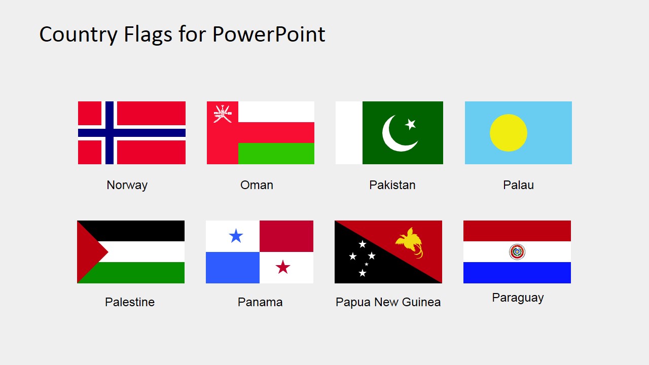 Presentation of Clipart Flags