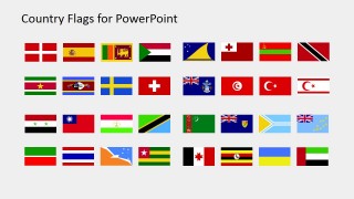 PPT Flag Icons for PowerPoint (S to Z)