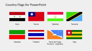 Clipart Flags for PowerPoint (S to Z)