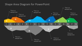 Area Chart Diagram for PowerPoint