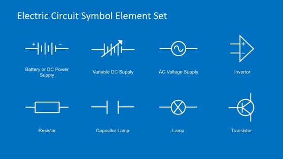 PowerPoint Slide Electric Circuit 
