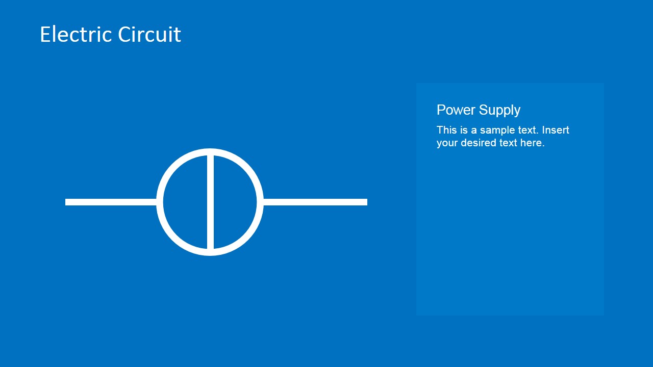 Electric Circuit Symbols Element Set for PowerPoint  