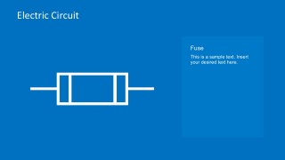 PPT Template Fuse Element Electric Circuit Diagram