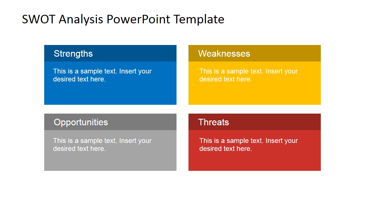 Как сделать swot анализ в powerpoint