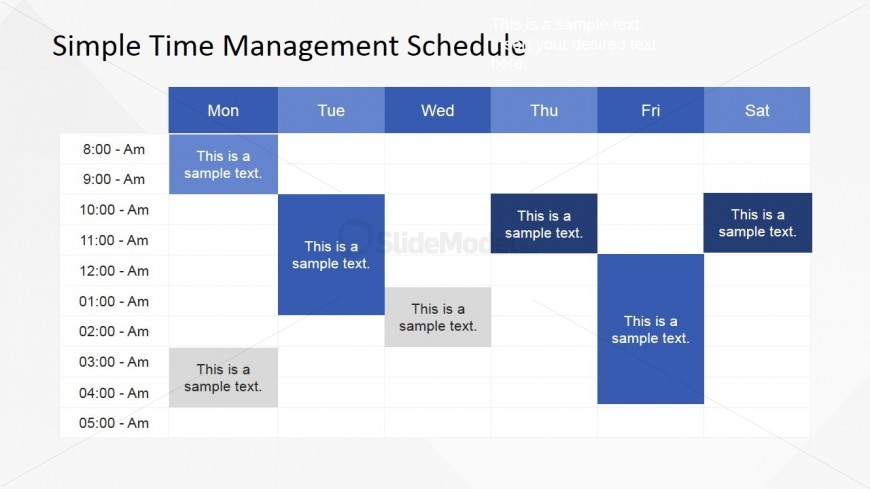 Activity and Time Management PowerPoint Presentation