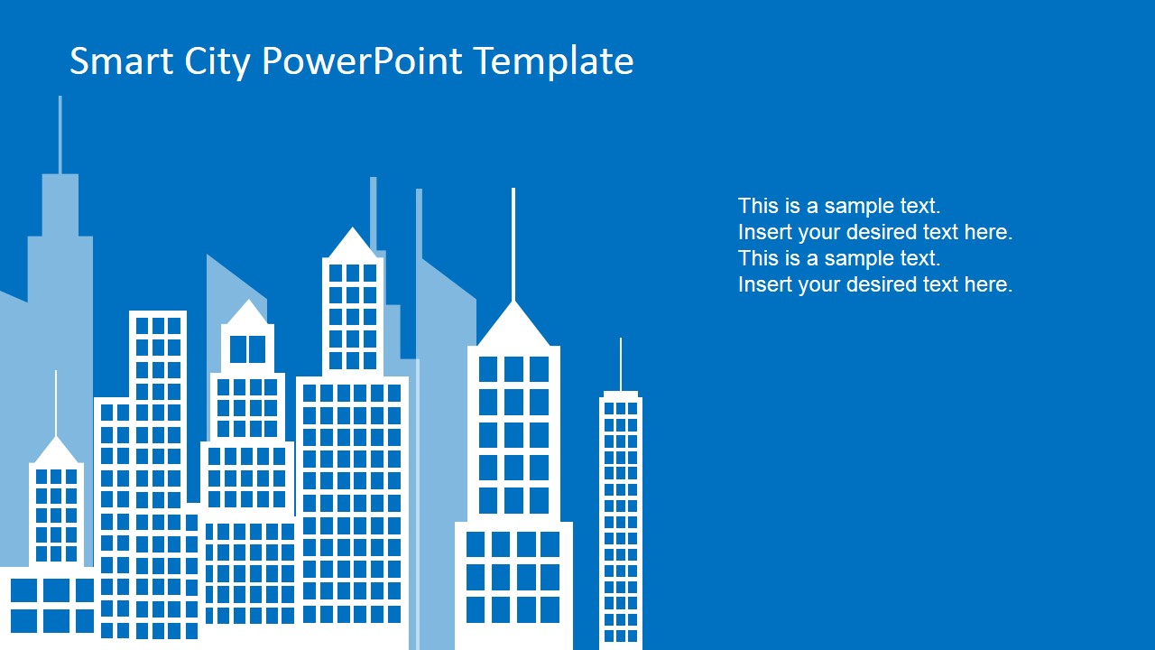 Powerpoint Slide Design Of City Background Slidemodel