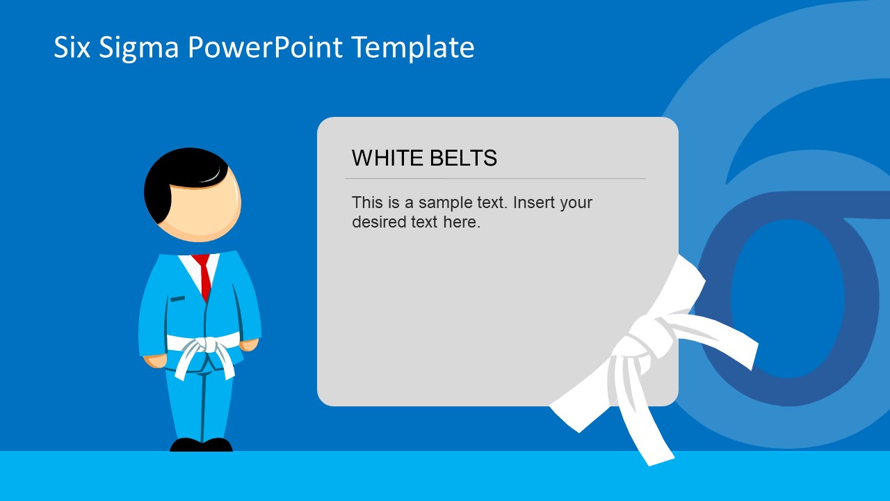 PPT Template Slide for White Belts Level