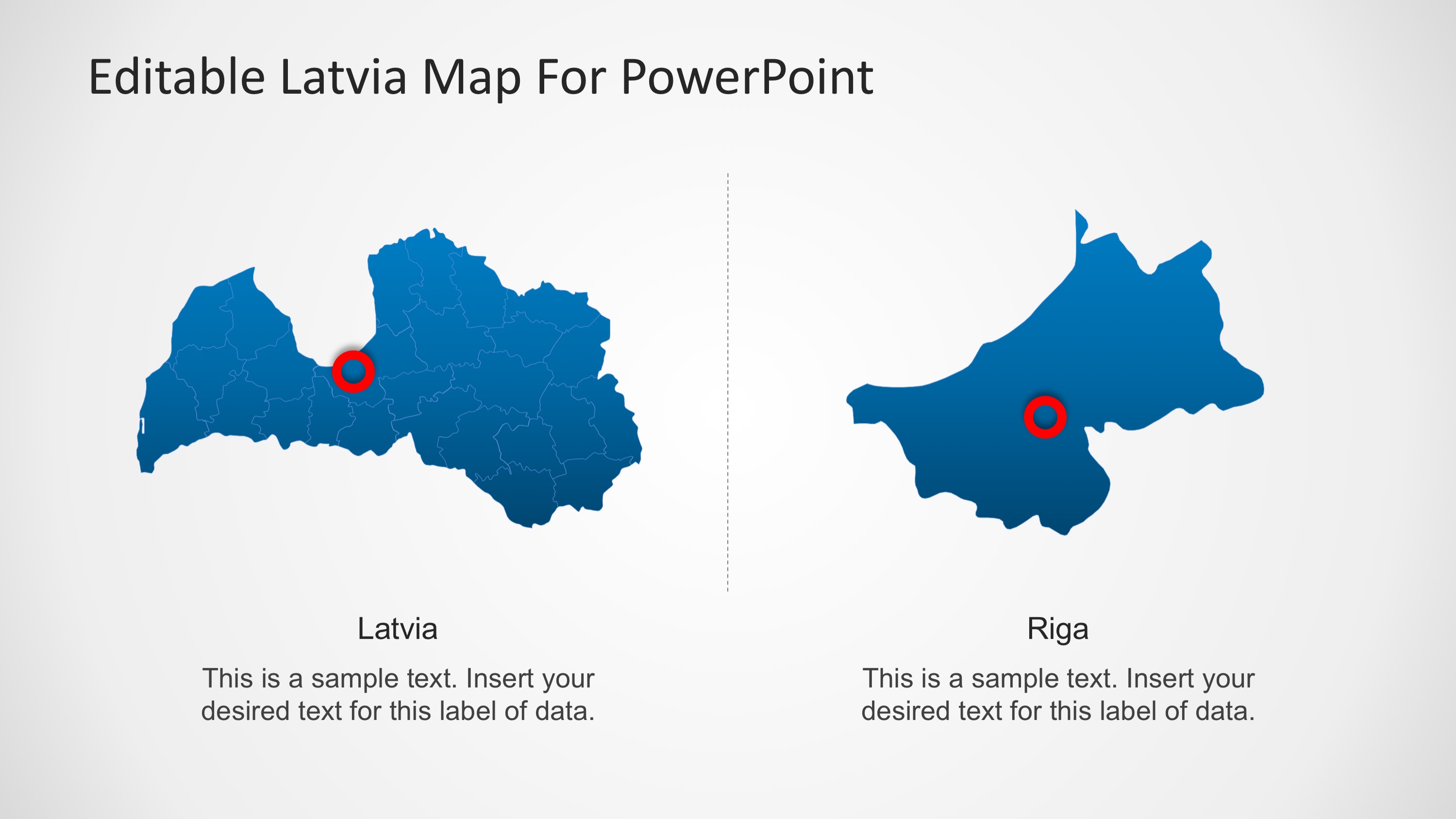 Editable map Riga Latvia pdf