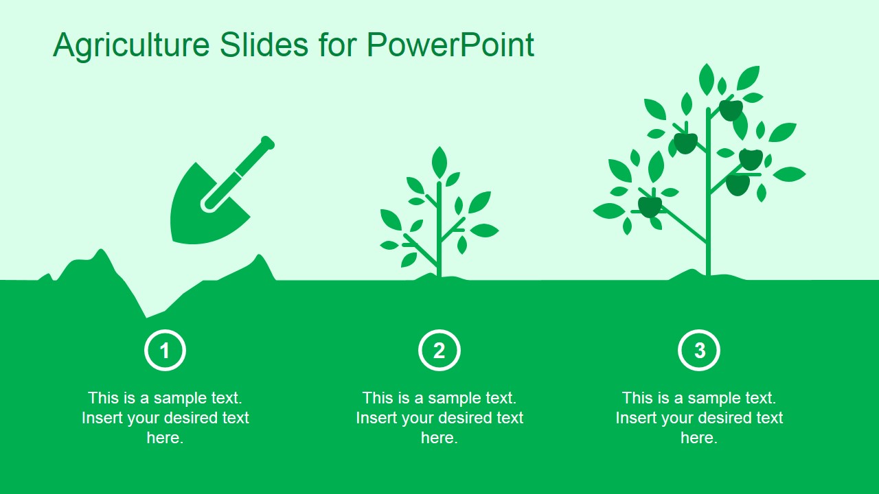 Green Agriculture Template for PowerPoint SlideModel