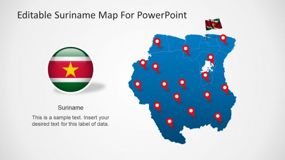 Map Clipart Icons Slide