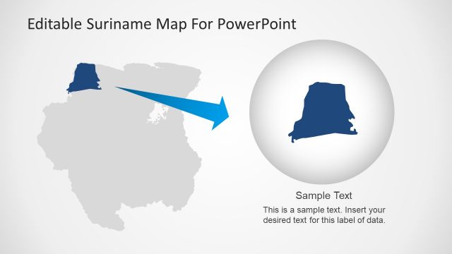 Blue and Grey Enlarge Country Map