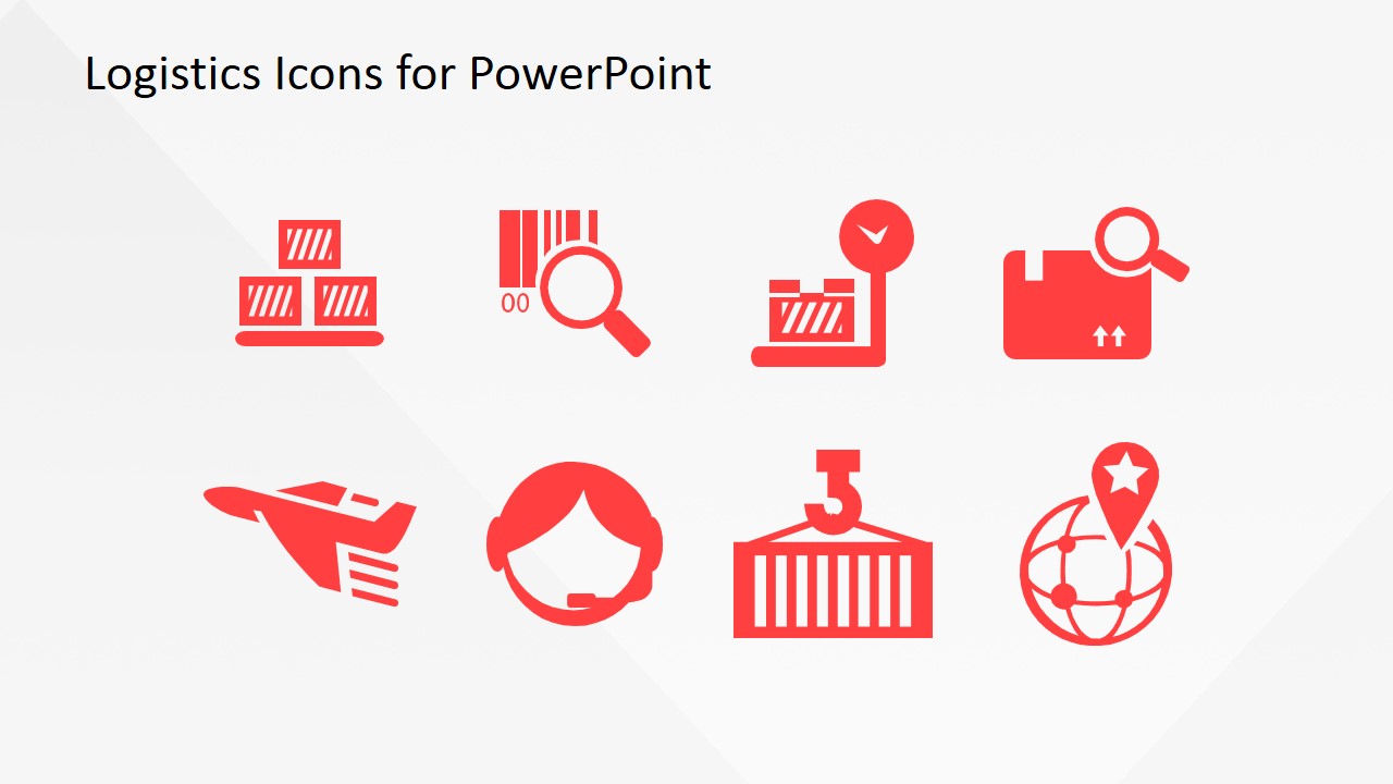 Logistics Icons for PowerPoint - SlideModel