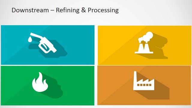 Downstream Sector PowerPoint Icons Design