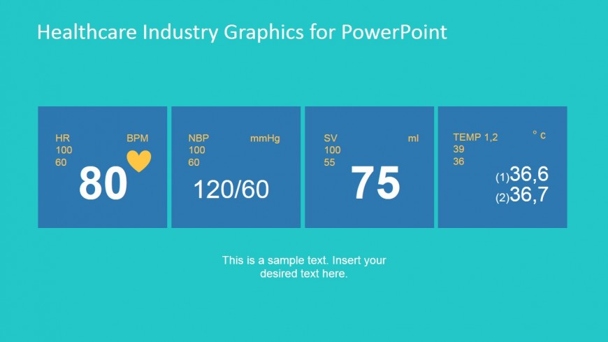 PowerPoint Slide Design of Heart Monitor