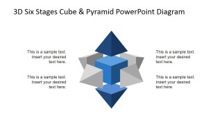 PowerPoint Diagram Top and Bottoms Stages Highlighted