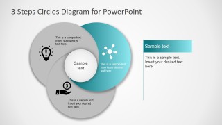 Second Step Circular Diagram Overlapping Shapes