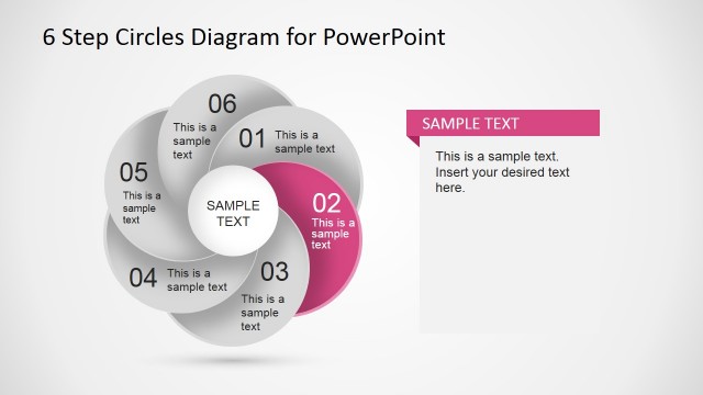 Second Step of Petal Circles 6 Steps Diagram