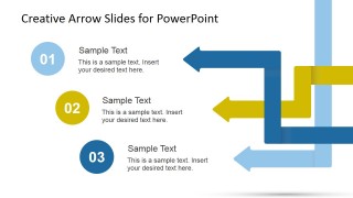 Arrows Pointing Left with 3 Elements