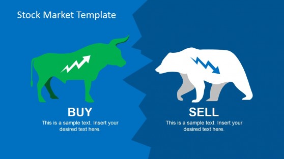 Green Bull and White Bear PowerPoint Icons