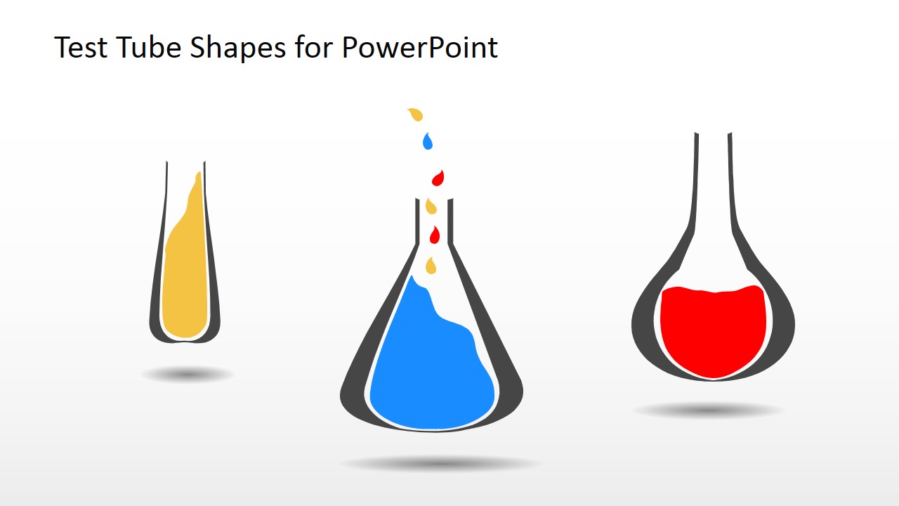 Test Tube Shapes for PowerPoint SlideModel