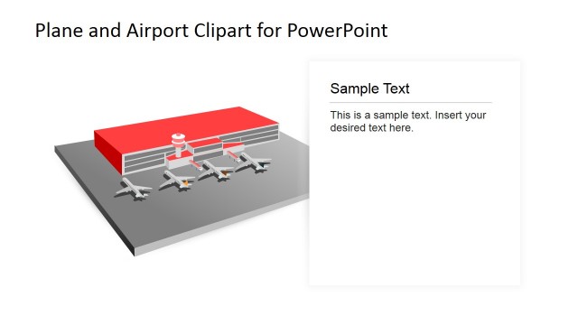White Background PowerPoint Airport Clipart