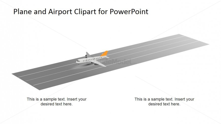 PowerPoint Shapes of Plan Taking Off