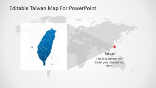 Taiwan’s Position on the World Map