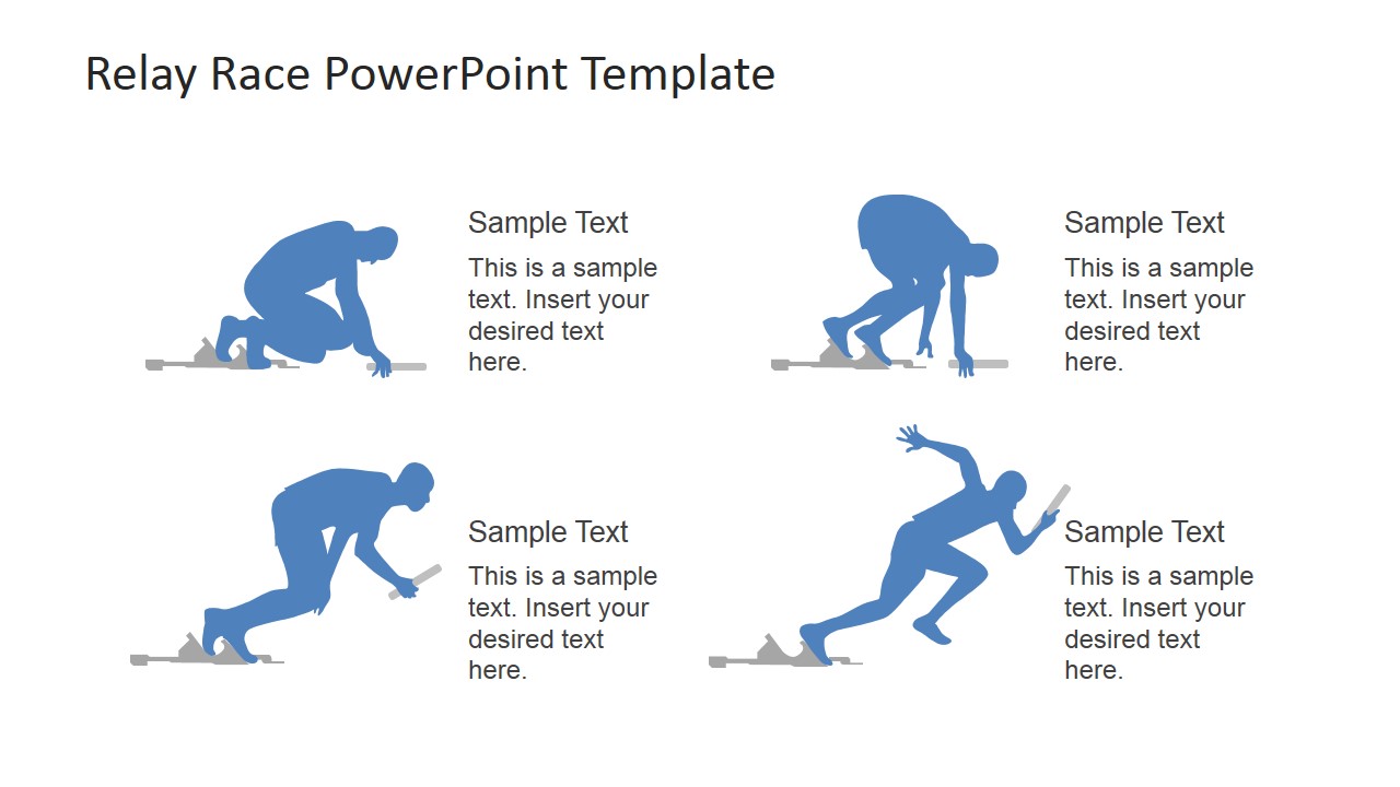 Relay Race PowerPoint Template SlideModel