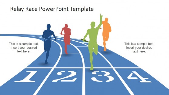 Reaching the Finish Line PowerPoint Design