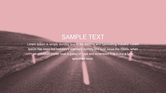 Full Background Flat Tile with Centered Text Placeholder